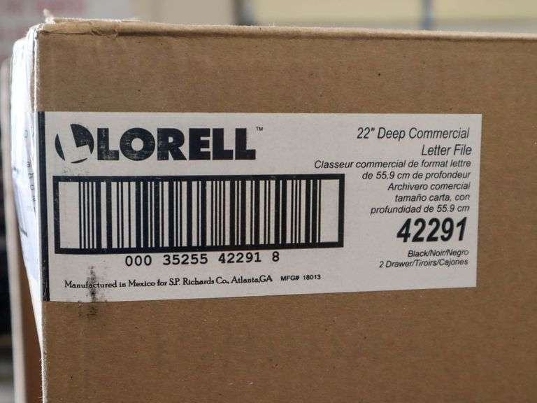 (2) Lorell File Cabinets, 42291 - Roller Auctions