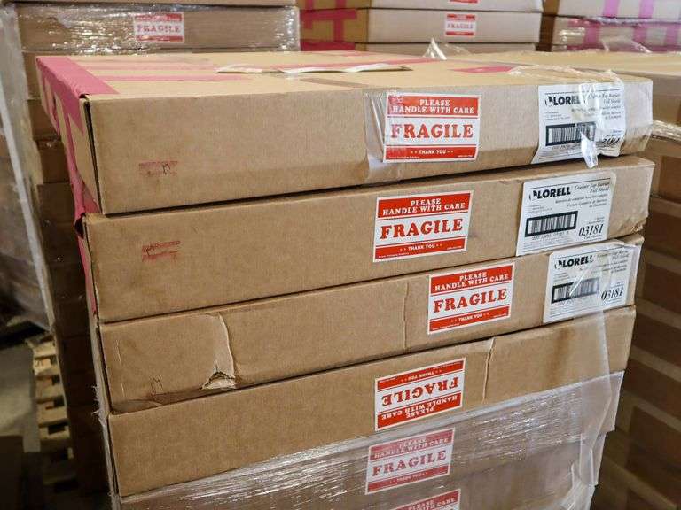 (4) Lorell Countertop Barriers With Full Shield, 03181 - Roller Auctions