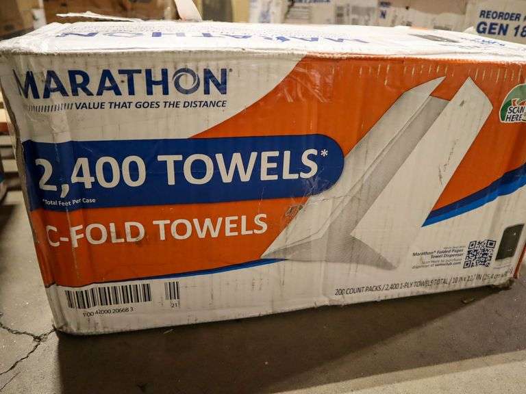 Marathon C-Fold Towels - Roller Auctions