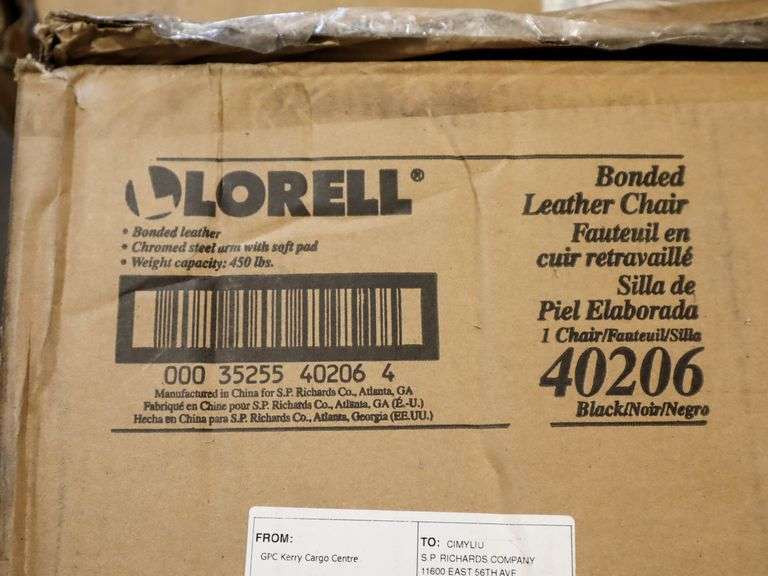 Lorell Bonded Leather Chair, 40206 - Roller Auctions