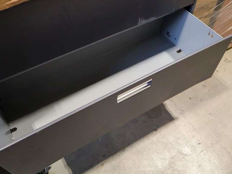 HON 693LS And HON 3-Drawer Lateral File Cabinets (One Damaged) - Roller Auctions