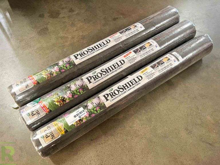 (3) ProShield CommercialGrade Landscape Fabric 4ft x 220ft Per Roll