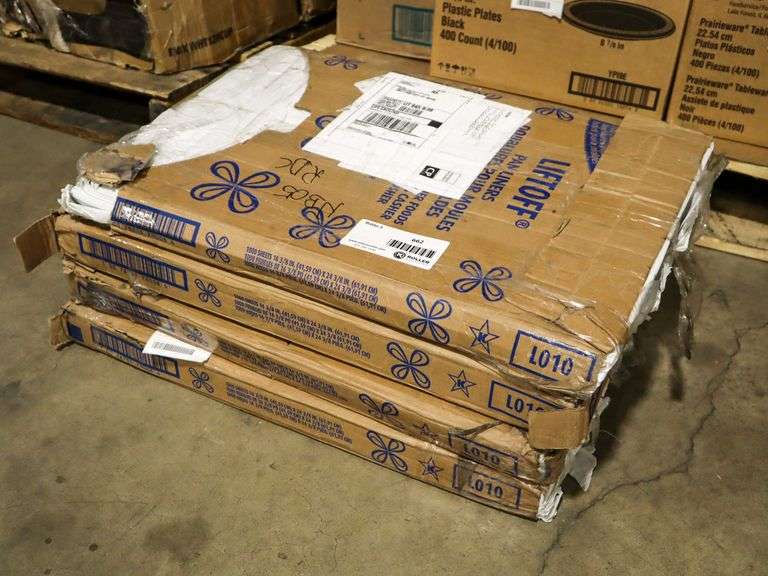 (4) Boxes Of Liftoff Pan Liners - Roller Auctions