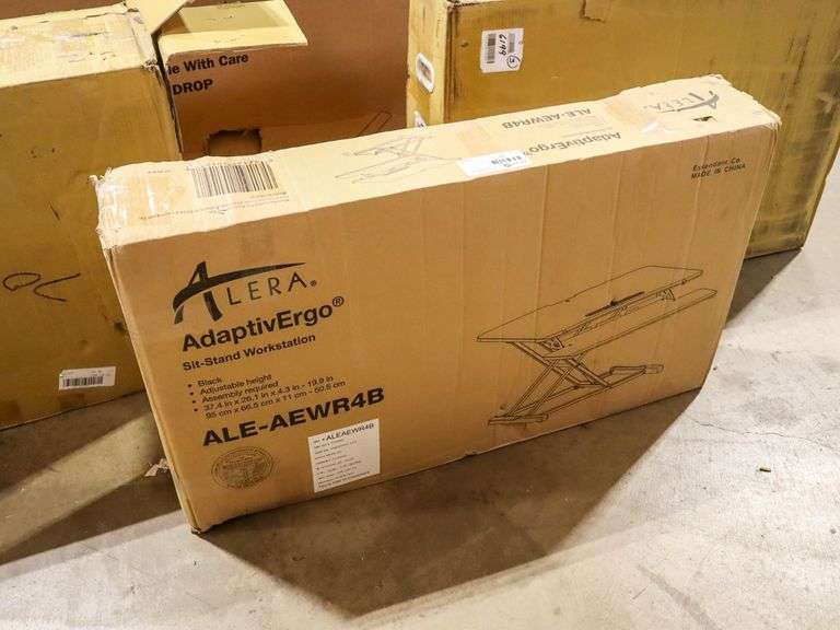 Alera ALE-AEWR4B Sit & Stand Workstation - Roller Auctions
