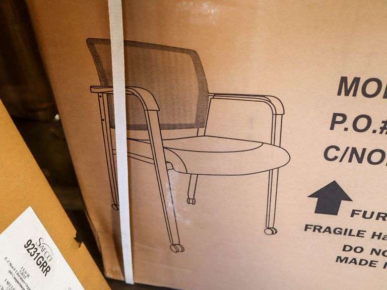 Lorell Mesh Back Guest Chair, 30953 - Roller Auctions