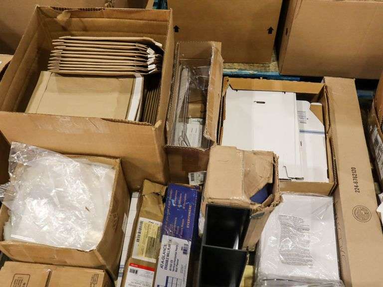 (2) Pallets Of Office Supplies - Roller Auctions