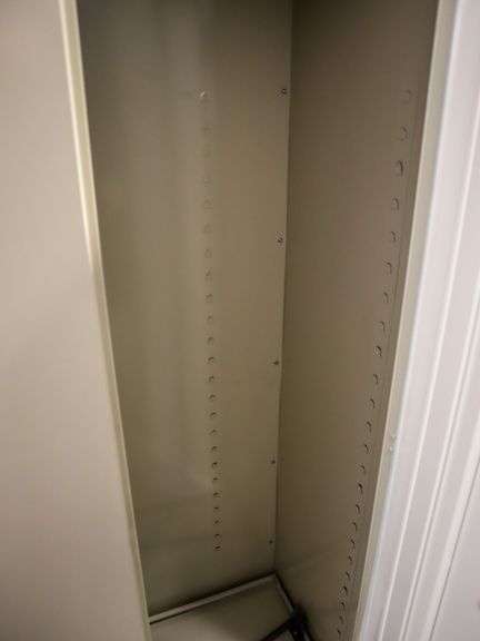(2) Uline 2-Door Storage Cabinets - Roller Auctions