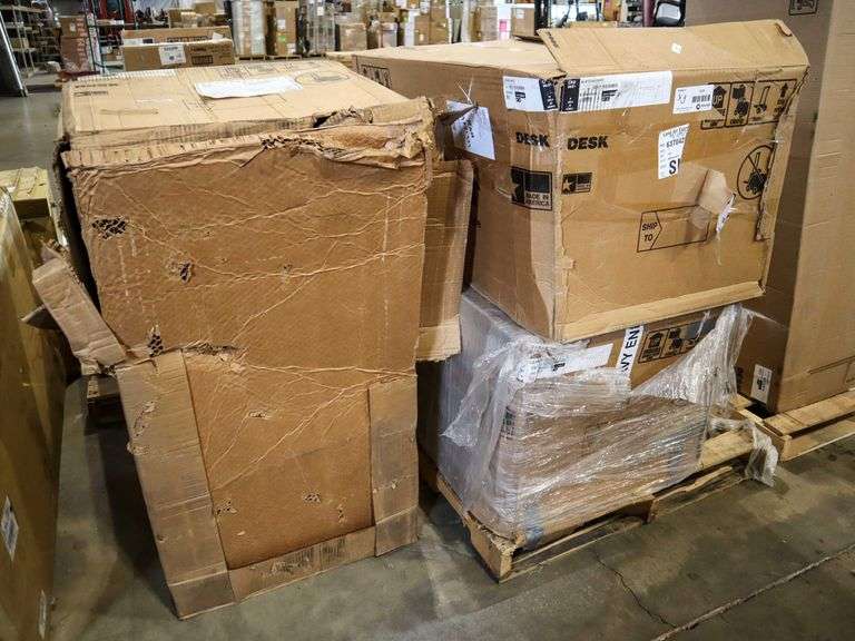 (3) Alera Single Pedestal Desks - Roller Auctions