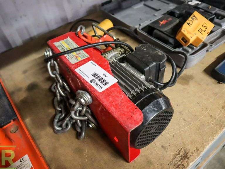 Chicago Electric 4400Lb Electric Hoist Roller Auctions