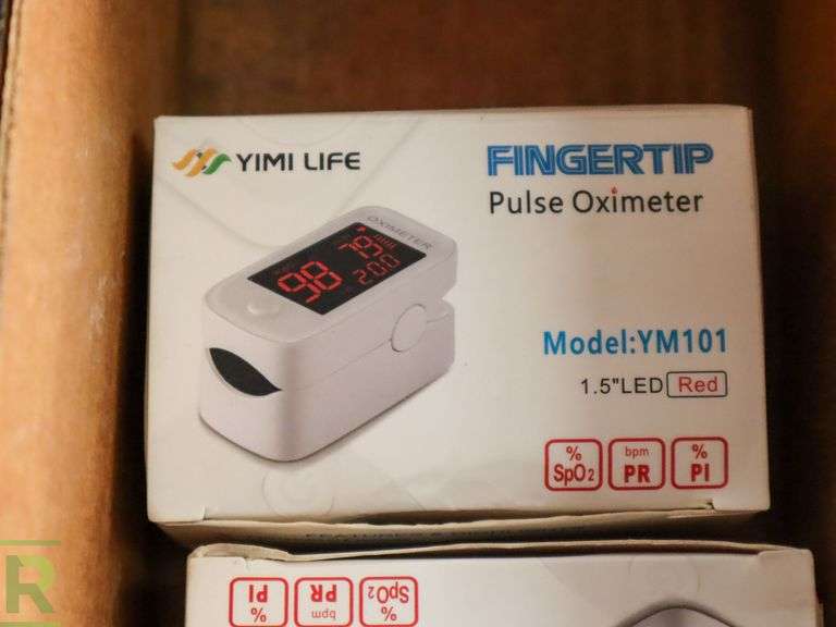(5) Yimi Life YM101 Fingertip Pulse Oximeter *OPEN BOX* Roller Auctions