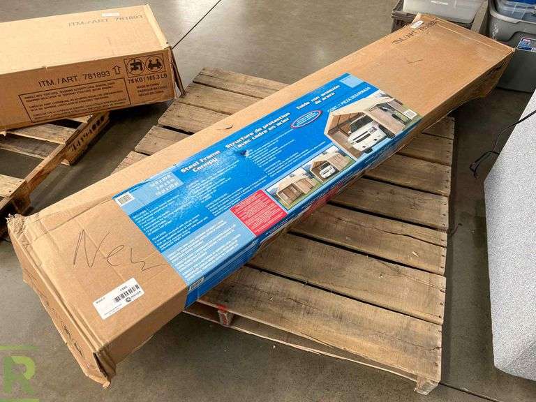 Steel Frame Canopy 10ft X 20ft New Roller Auctions