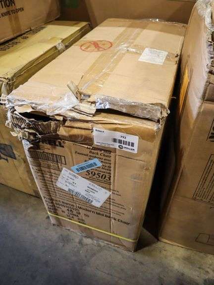 Lorell Modern Mid Back Chair, 59506 - Roller Auctions