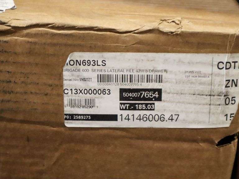 HON 693LS And HON 3-Drawer Lateral File Cabinets (One Damaged) - Roller Auctions