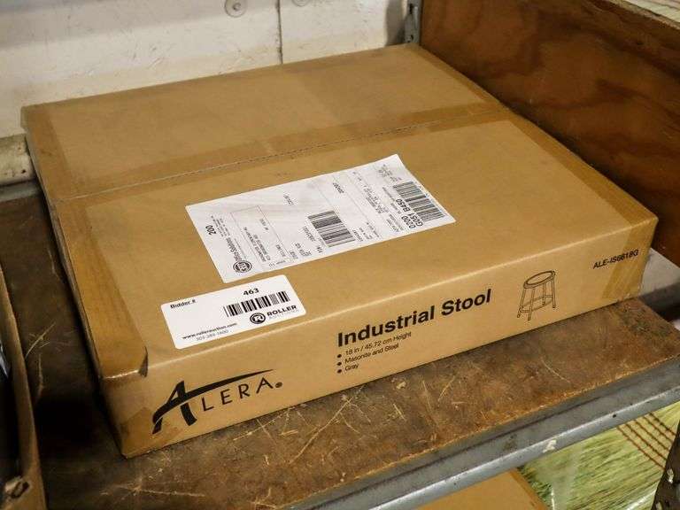 Alera ALE-IS6618G Industrial Stool, 18" - Roller Auctions
