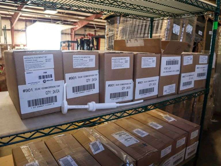 (7) Boxes of 24 Count Dispensing Pumps, R30IMPACT901 - Roller Auctions