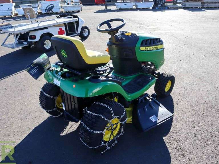 John Deere E100 RWD Ride On Lawn Mower Roller Auctions