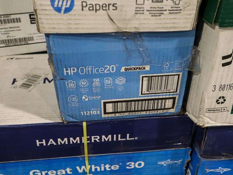 Pallet Of Assorted Copy Paper, 8.5" x 11" - Roller Auctions