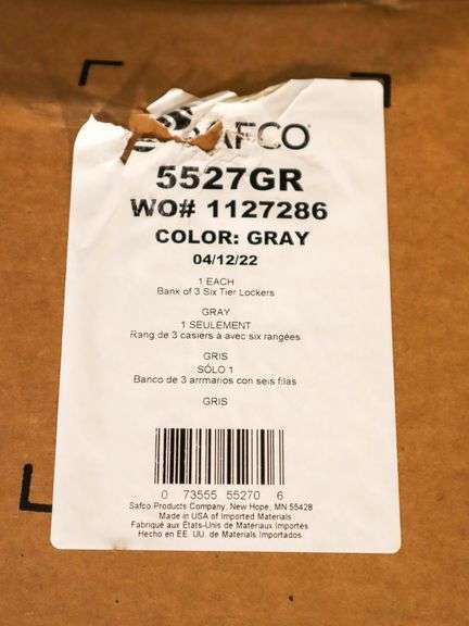 SAFCO 5527GR Locker - Roller Auctions