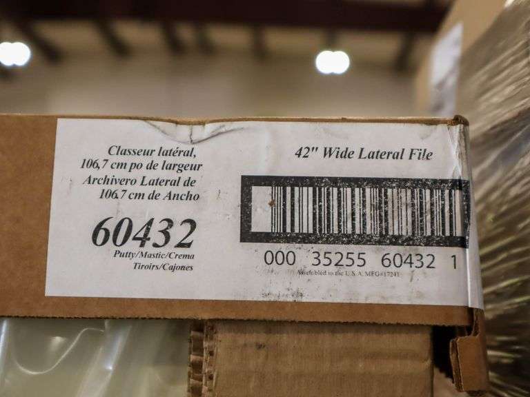 (3) 5-Drawer Lateral File Cabinets, 42" Wide - Roller Auctions