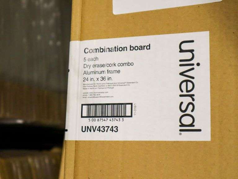 (5) Boxes Of 5ct Universal Combination Boards - Roller Auctions
