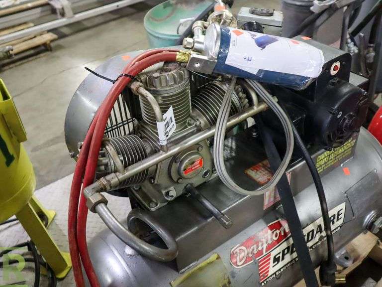 Dayton Speedaire 3Z170B Horizontal Air Compressor, 3Head, 60Gallon, 1