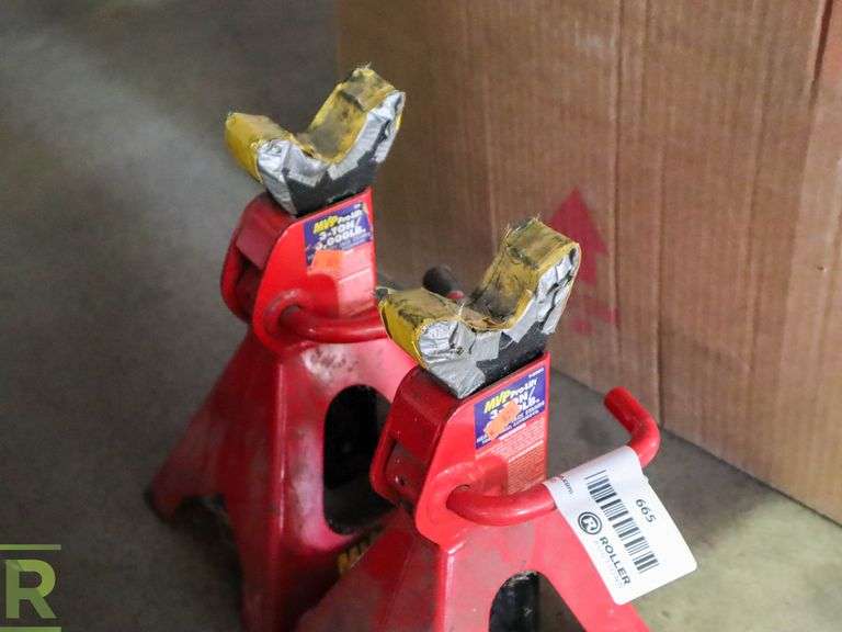 (2) MVP 3Ton Jack Stands Roller Auctions