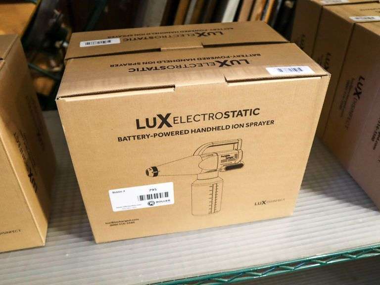 (2) Lux Electrostatic Battery Powered Handheld Ion Sprayers - Roller Auctions
