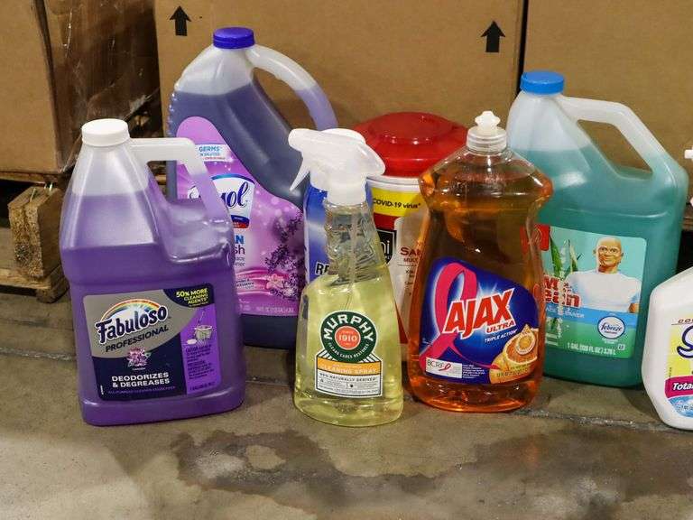 Pallet Of Cleaning Supplies - Roller Auctions