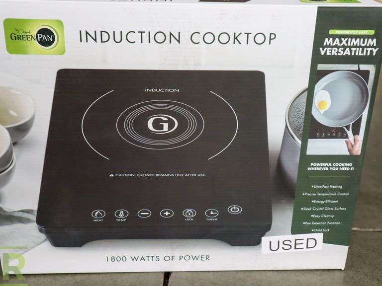 GreenPan Induction Cooktop Used Roller Auctions