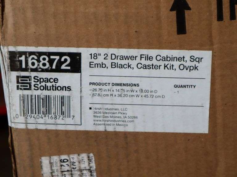 (2) 2-Drawer File Cabinets - Roller Auctions