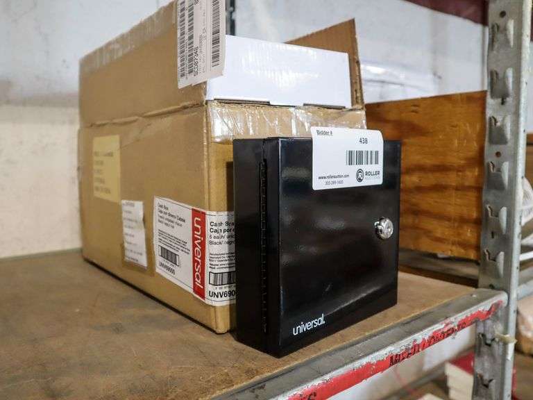 (6) Universal Cash Boxes - Roller Auctions
