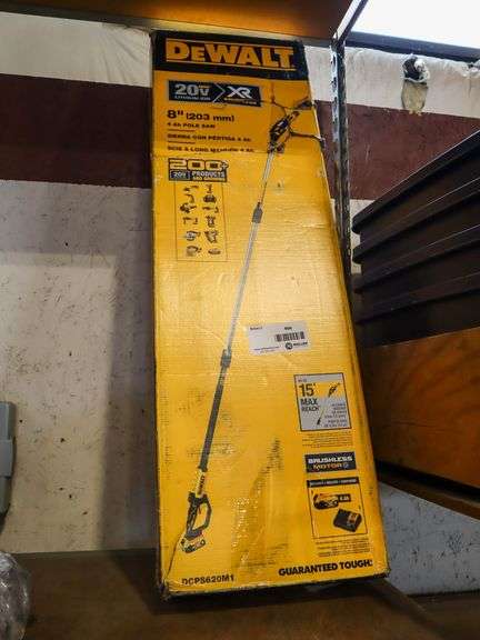 DeWalt DCPS620MI XR Pole Saw, 20 Volts, 8" - Roller Auctions