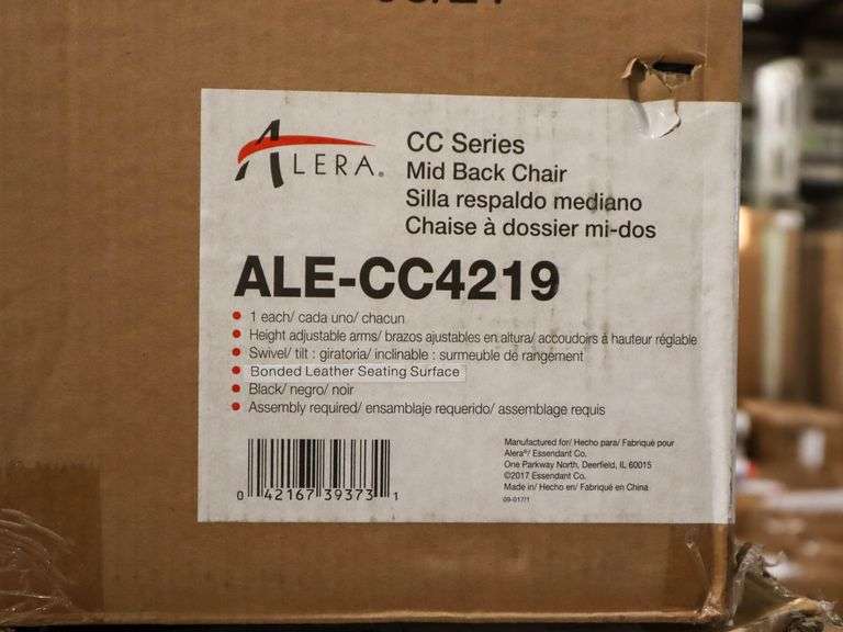 (7) Chairs; Alera, La-Z-Boy LZB-48968, ALE-MT4510, ALE-EL4215, ALE-ET4218, ALE-CC4219 - Roller Auctions