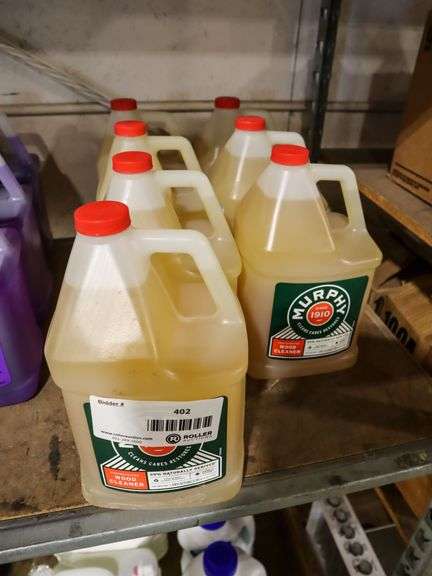 (7) 128 Fluid Bottles Ounce Murphy Wood Cleaner - Roller Auctions