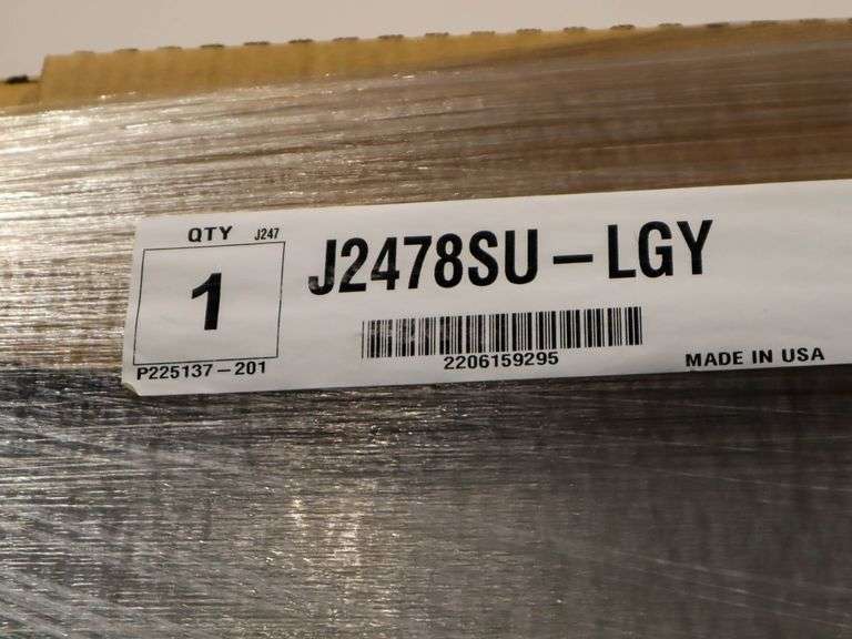 (3) Tennsco J2478SU-LGY 2-Door Storage Cabinets (One Damaged) - Roller Auctions