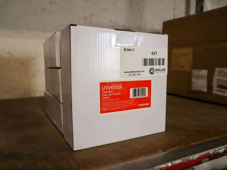 (4) Universal Cash Boxes - Roller Auctions