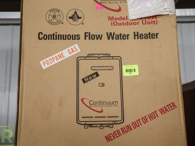 Rinnai Continuum 16 V1616W Tankless Water Heater, Propane Only Roller