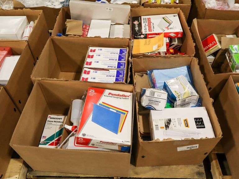 Pallet Of Office Supplies - Roller Auctions