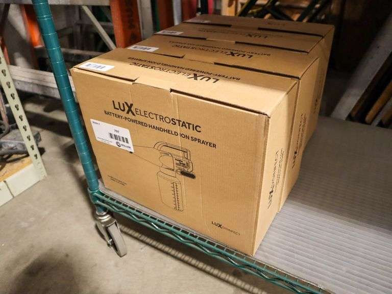 (4) Lux Electrostatic Battery Powered Handheld Ion Sprayers - Roller Auctions