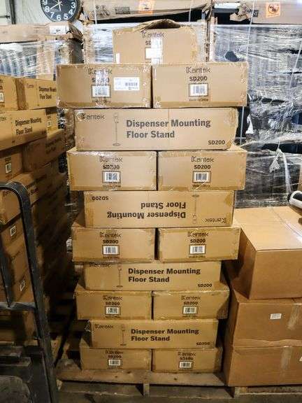 (28) Kantek Dispenser Mounting Floor Stands, SD200 - Roller Auctions