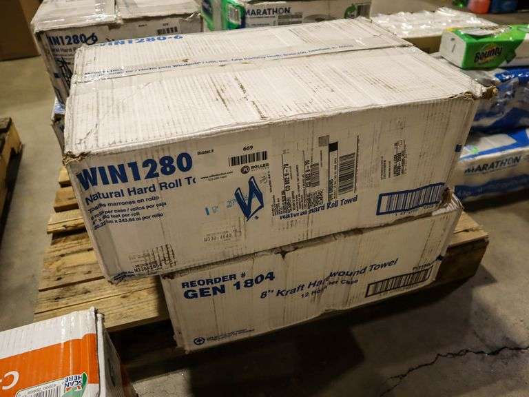 (2) Boxes Of Roll Towels - Roller Auctions