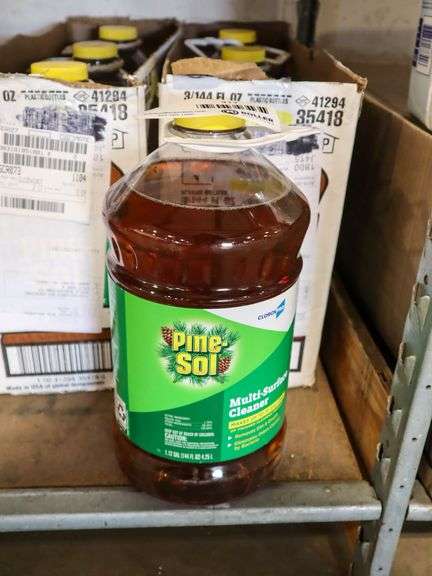 (6) 144 Fluid Ounce Bottle Pine-Sol Multisurface Cleaner - Roller Auctions