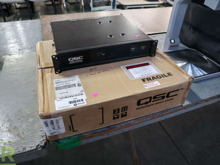 QSCC CMX300VA Amplifier (1Channel Not Working) Roller Auctions