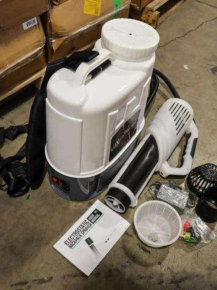 Lux Electrostatic Battery Powered Backpack Sprayer, LUX-BKPK-EXT - Roller Auctions