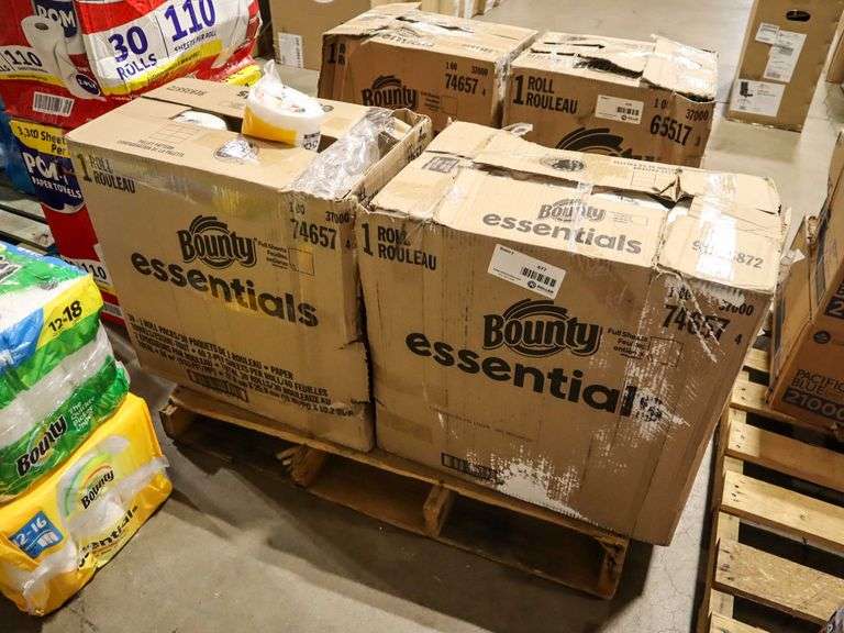 (2) Boxes Bounty Paper Towels - Roller Auctions