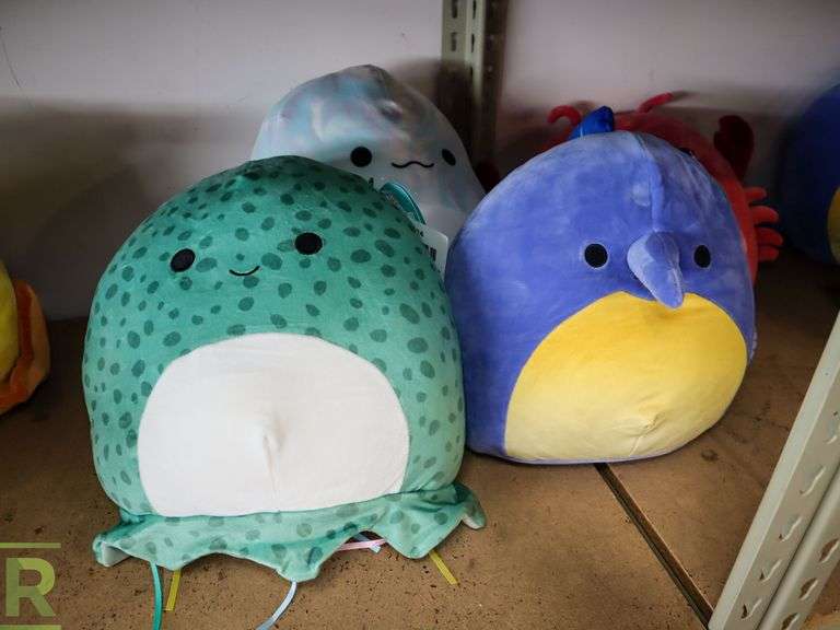 (4) Original Squishmallows Pillows Roller Auctions