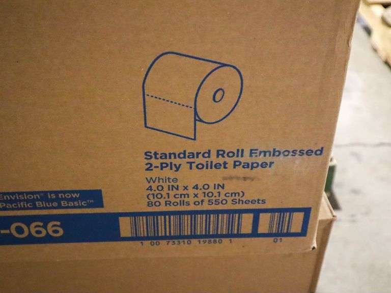 (2) Boxes Of Pacific Blue 198801 Toilet Paper - Roller Auctions