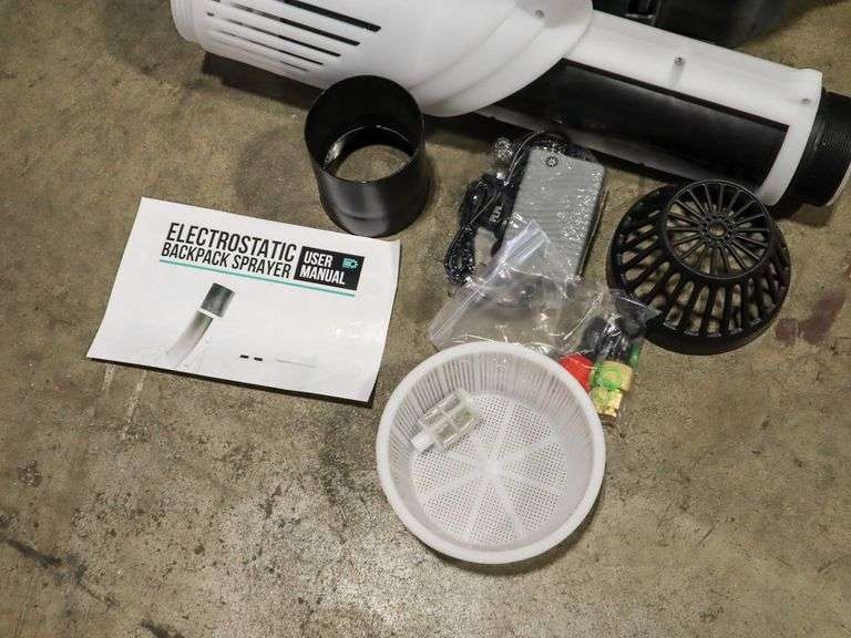 (2) Lux Electrostatic Battery Powered Backpack Sprayers, LUX-BKPK-EXTWCART - Roller Auctions