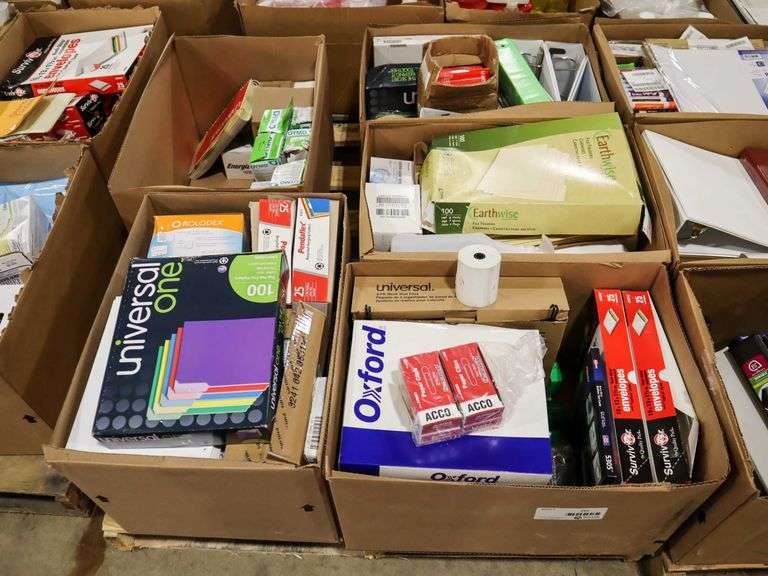 Pallet Of Office Supplies - Roller Auctions