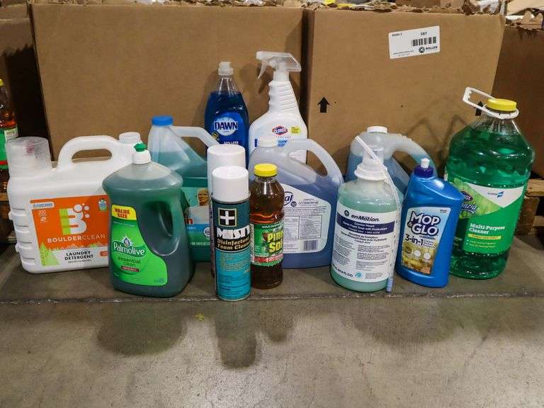 Pallet Of Cleaning Supplies - Roller Auctions